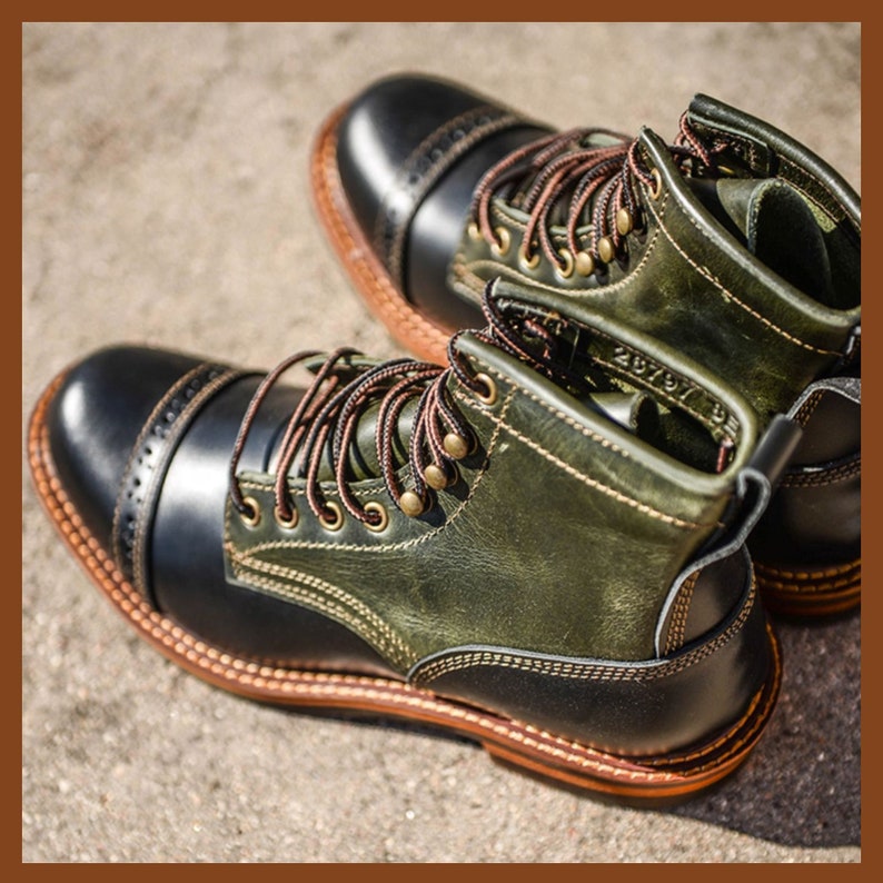 Boots Mid-top Wear-resistant Short Face Tooling Boots