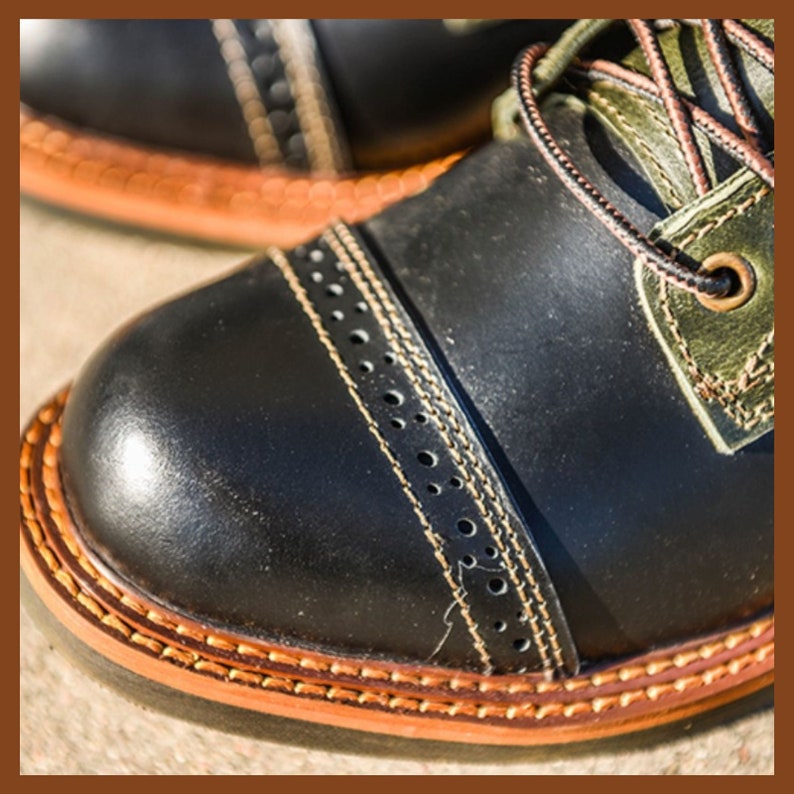 Boots Mid-top Wear-resistant Short Face Tooling Boots