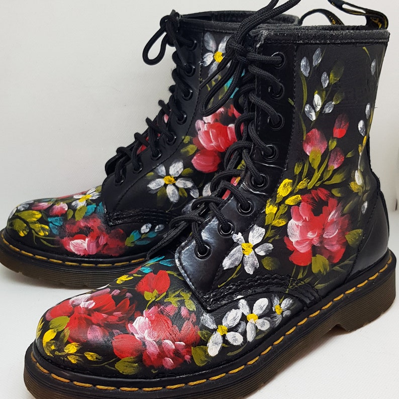 Hand Painted Vintage Dr. Martens K?ln