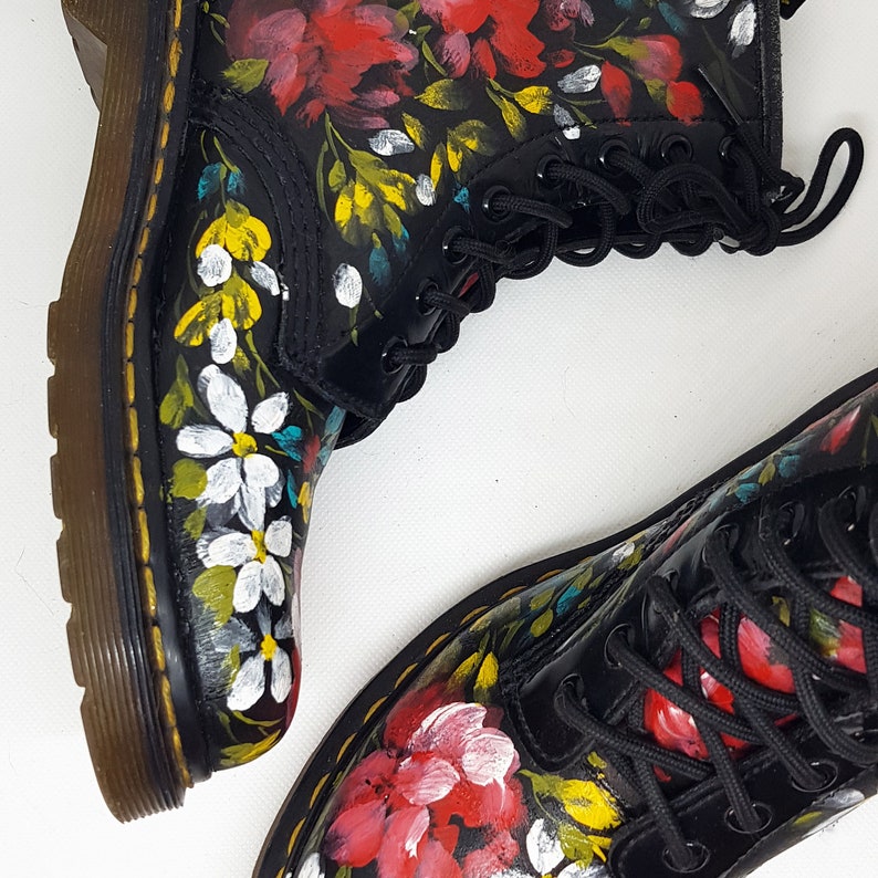 Hand Painted Vintage Dr. Martens K?ln