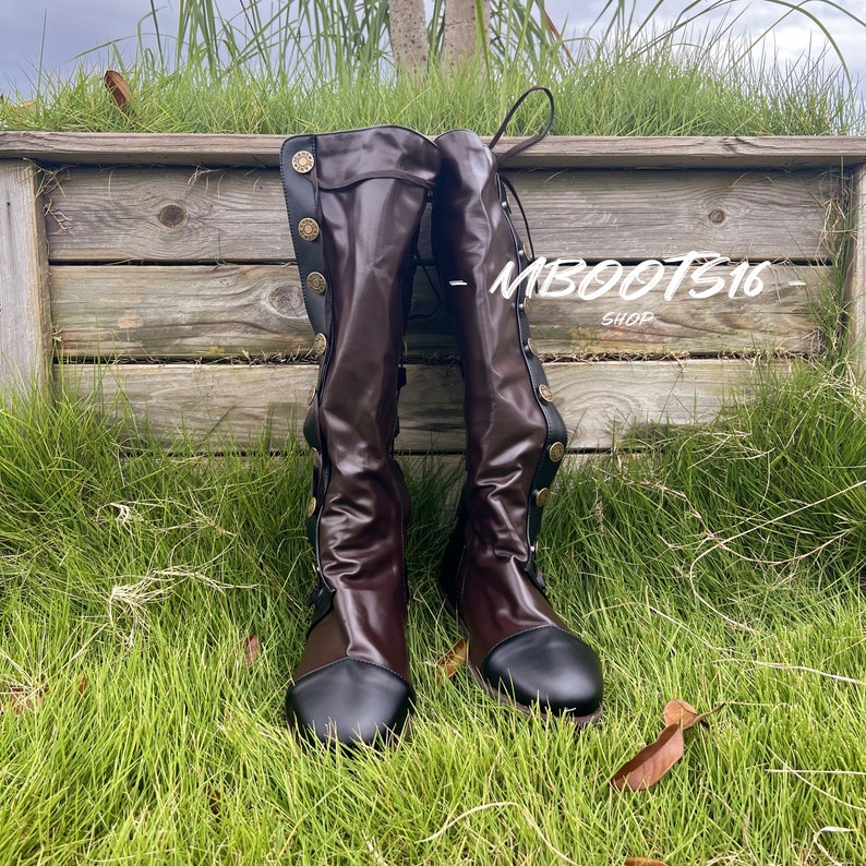 Medieval Viking Boots Renaissance Boots Handicraft Medieval