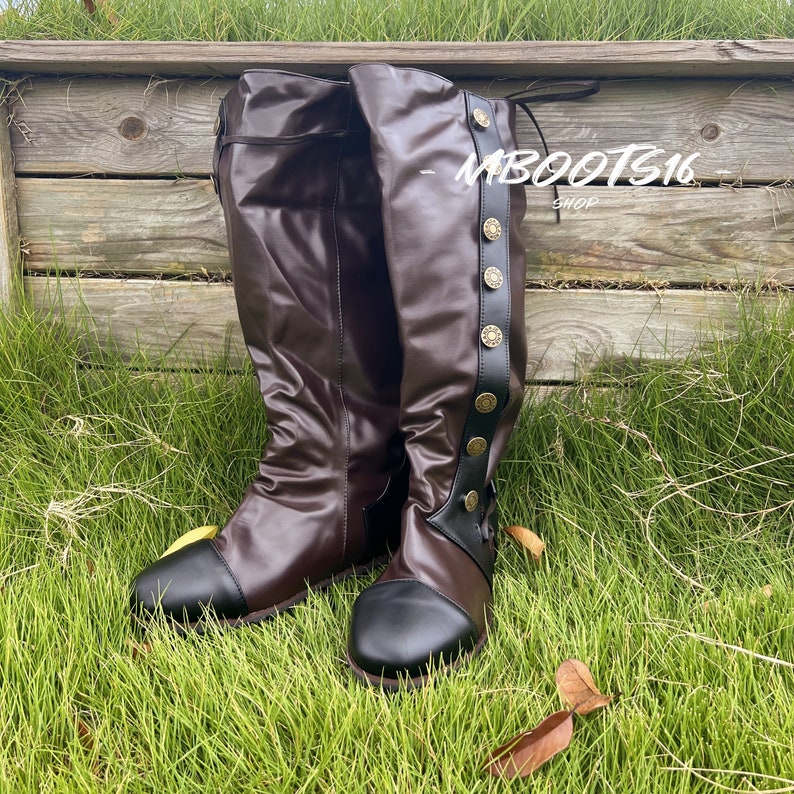 Medieval Viking Boots Renaissance Boots Handicraft Medieval