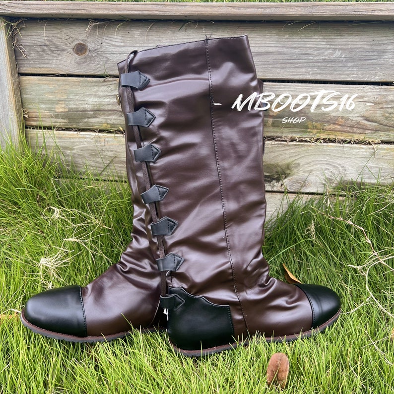 Medieval Viking Boots Renaissance Boots Handicraft Medieval