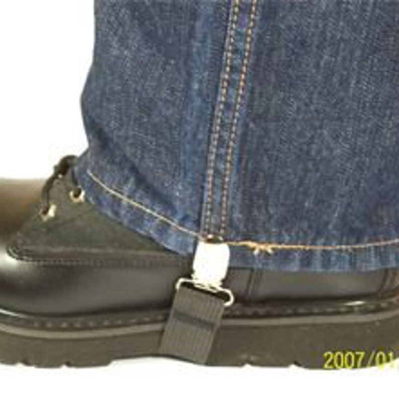 SALE / 3 Pair Set / Men's Deluxe Motorcycle Pant Clip