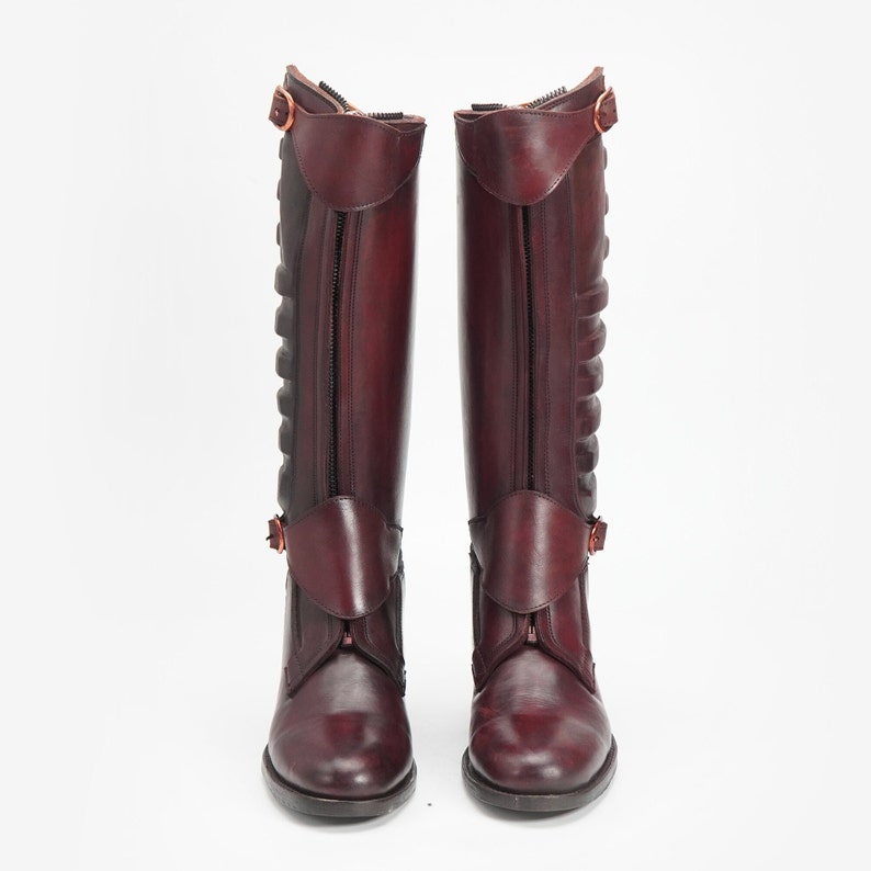Riding Boots Men and Women Tall Equestrian Boots Horse Riding
