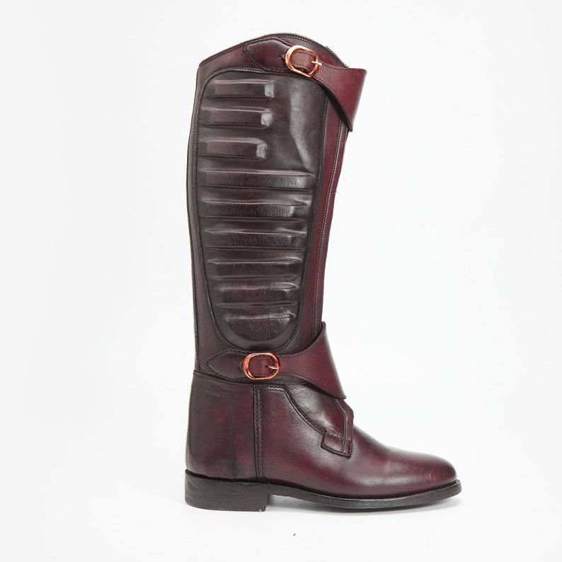 Riding Boots Men and Women Tall Equestrian Boots Horse Riding