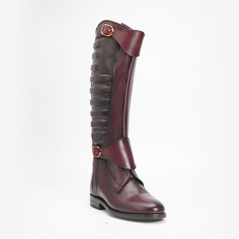 Riding Boots Men and Women Tall Equestrian Boots Horse Riding
