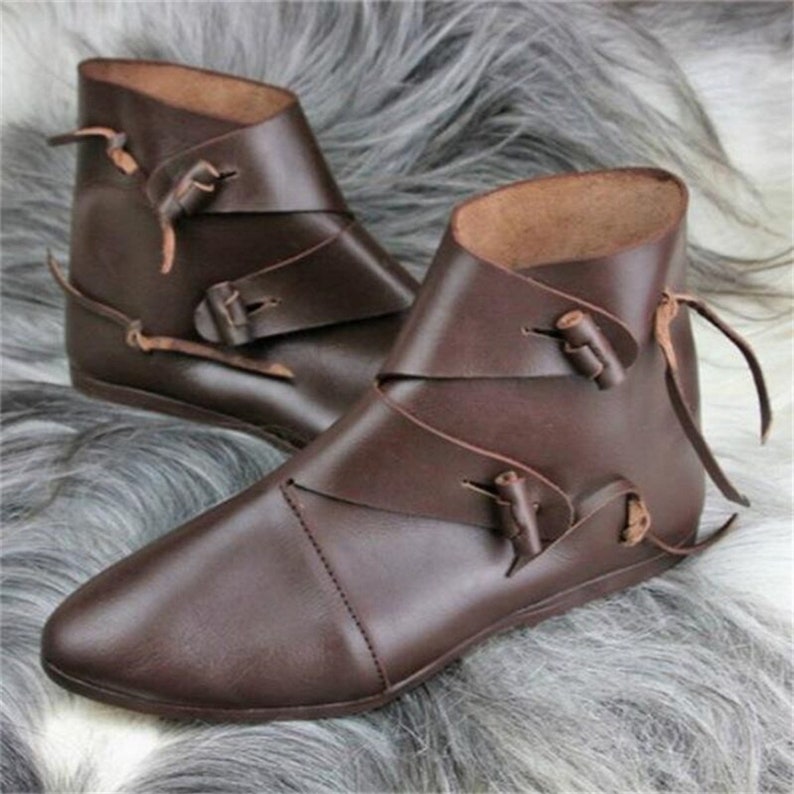 Medieval Gothic Vintage Viking Cosplay Shoes Women's