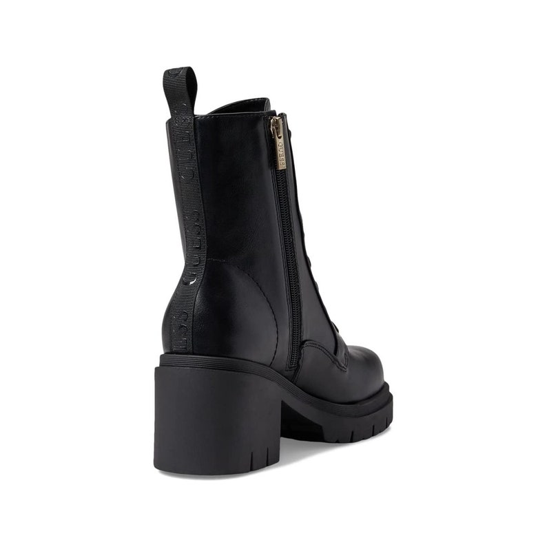 Guess Juel Leather Boots Black Genuine Leather Boots/woman