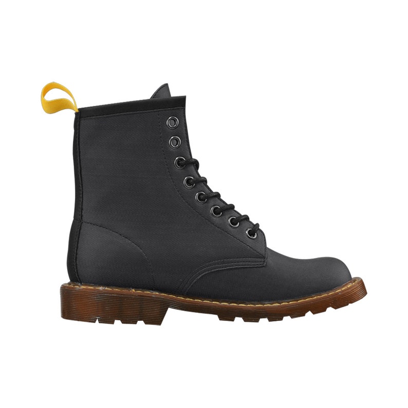 Men's High Grade Synthetic Black Leather With Gold Globe &