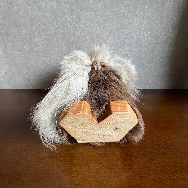 Traditional Sami Deer Skin Christmas Decoration Handmade