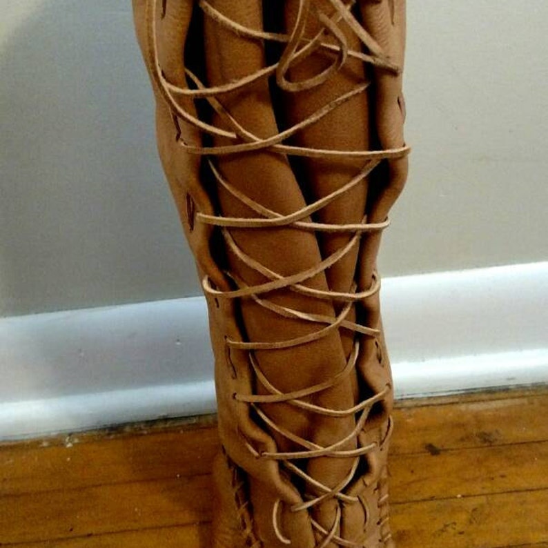 Leather Moccasin Boots