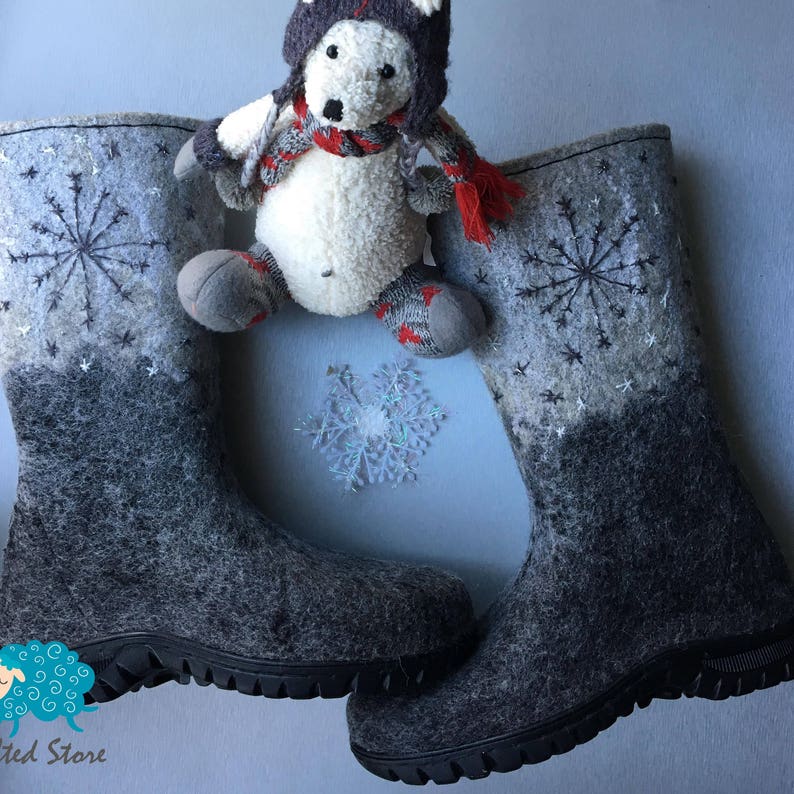 Felted Boots Boots Women Snow Boots Winter Boots