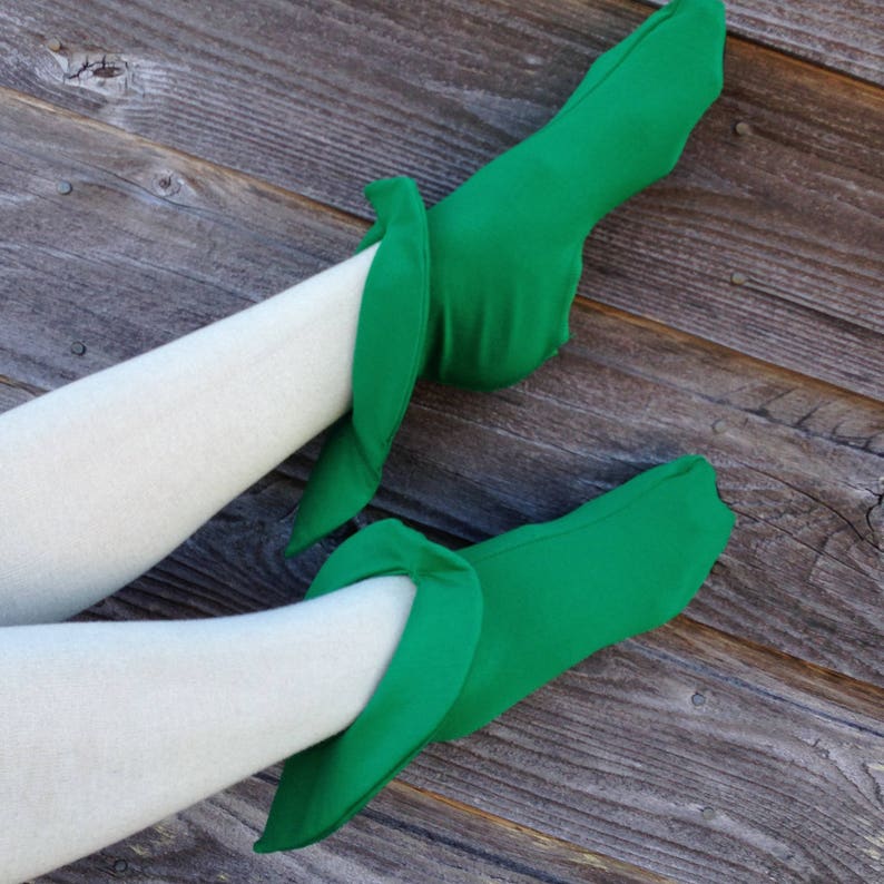 Elf-style Booties. Shoe Covers Made in USA
