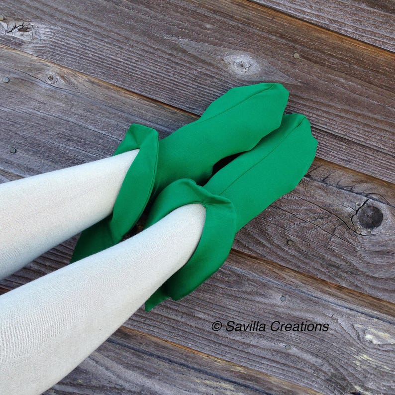 Elf-style Booties. Shoe Covers Made in USA