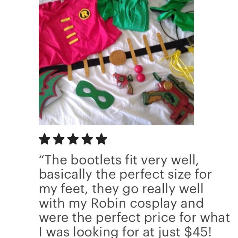 Elf-style Booties. Shoe Covers Made in USA