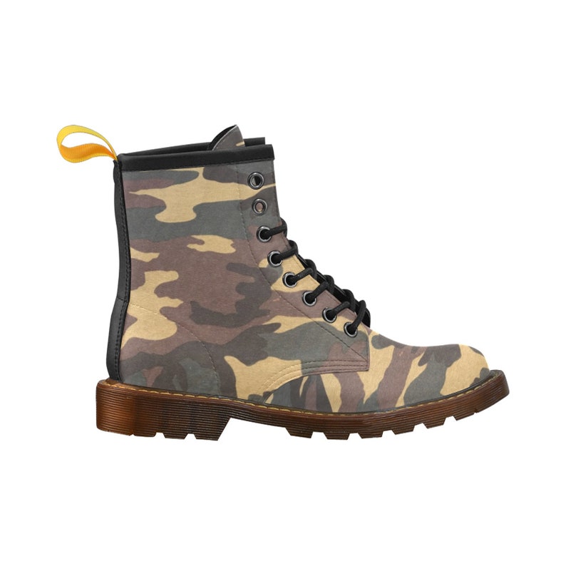 Men's High Grade Synthetic Leather Jungle Camouflage