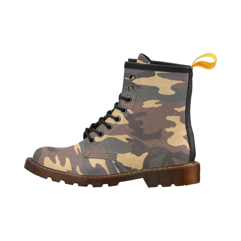 Men's High Grade Synthetic Leather Jungle Camouflage