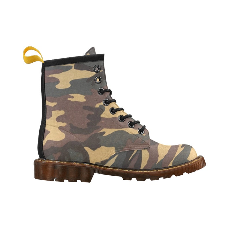 Men's High Grade Synthetic Leather Jungle Camouflage