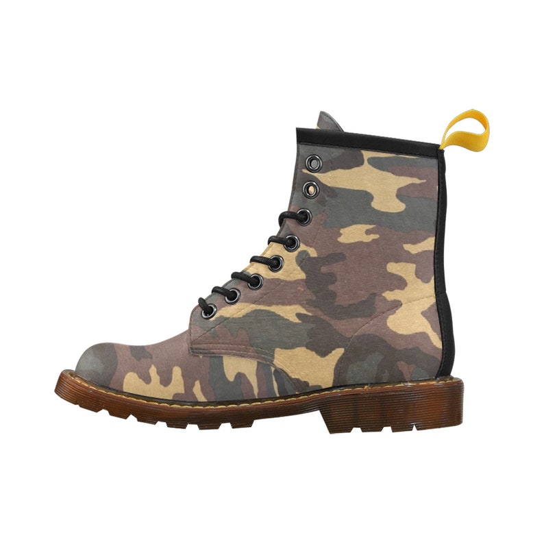 Men's High Grade Synthetic Leather Jungle Camouflage