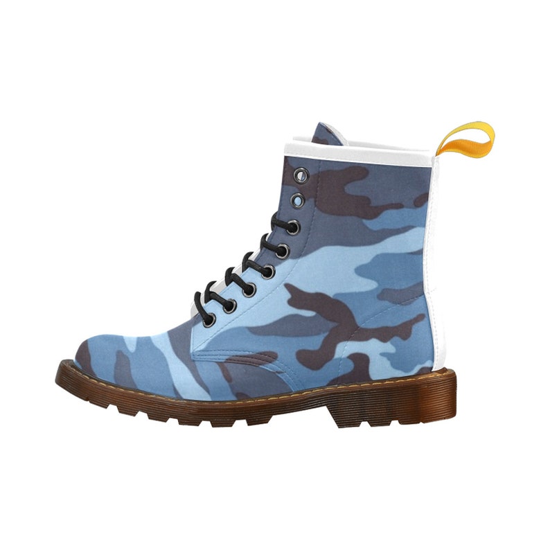 Men's High Grade Synthetic Leather Ice Blue Winter