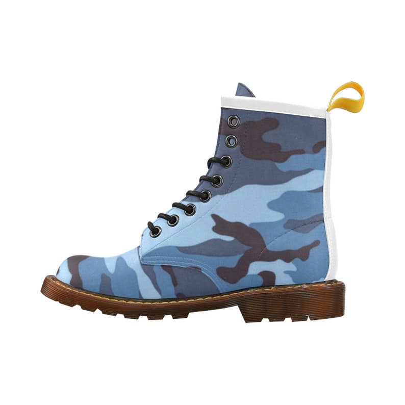 Men's High Grade Synthetic Leather Ice Blue Winter