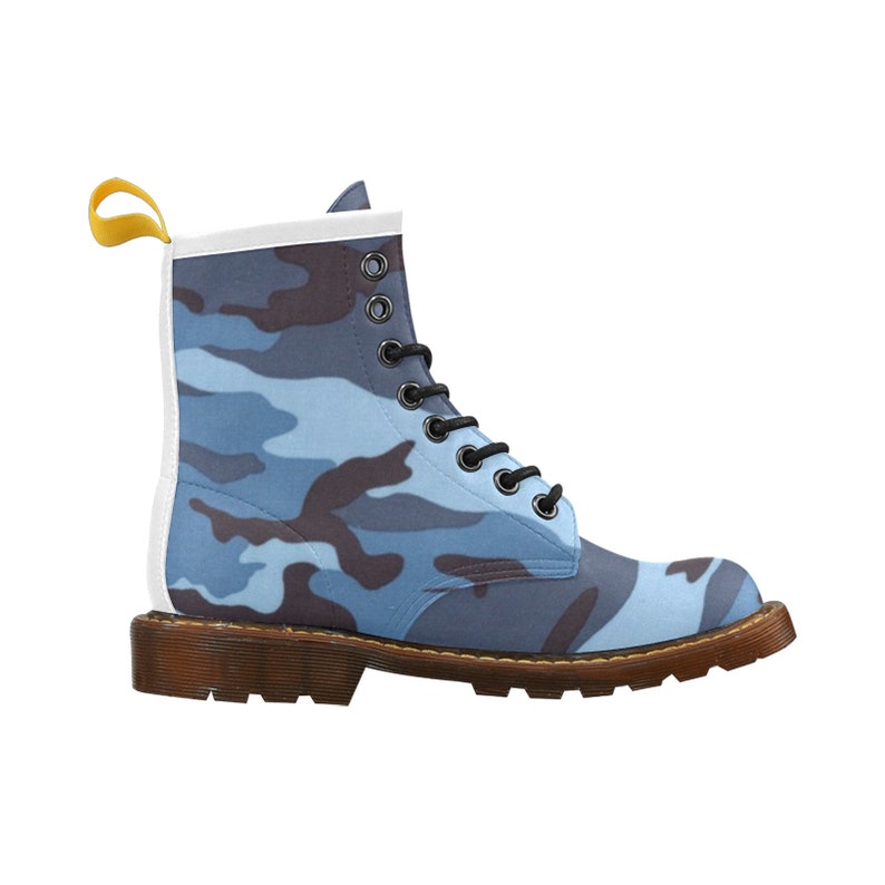 Men's High Grade Synthetic Leather Ice Blue Winter