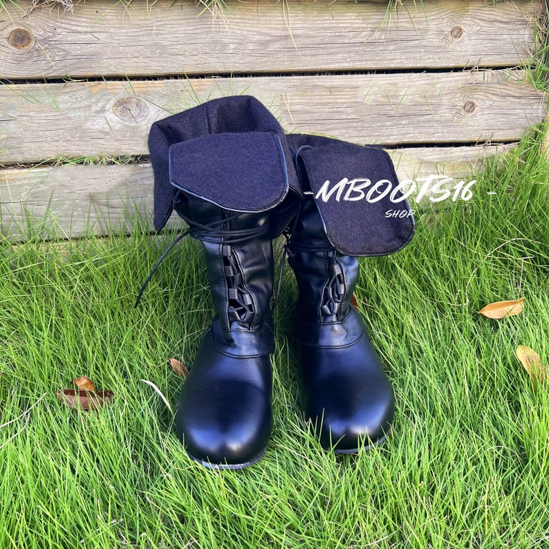 Medieval Renaissance Boots Viking Lace up Boots Renaissance