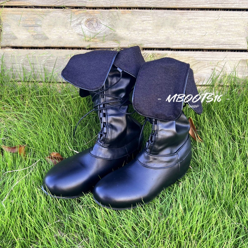 Medieval Renaissance Boots Viking Lace up Boots Renaissance