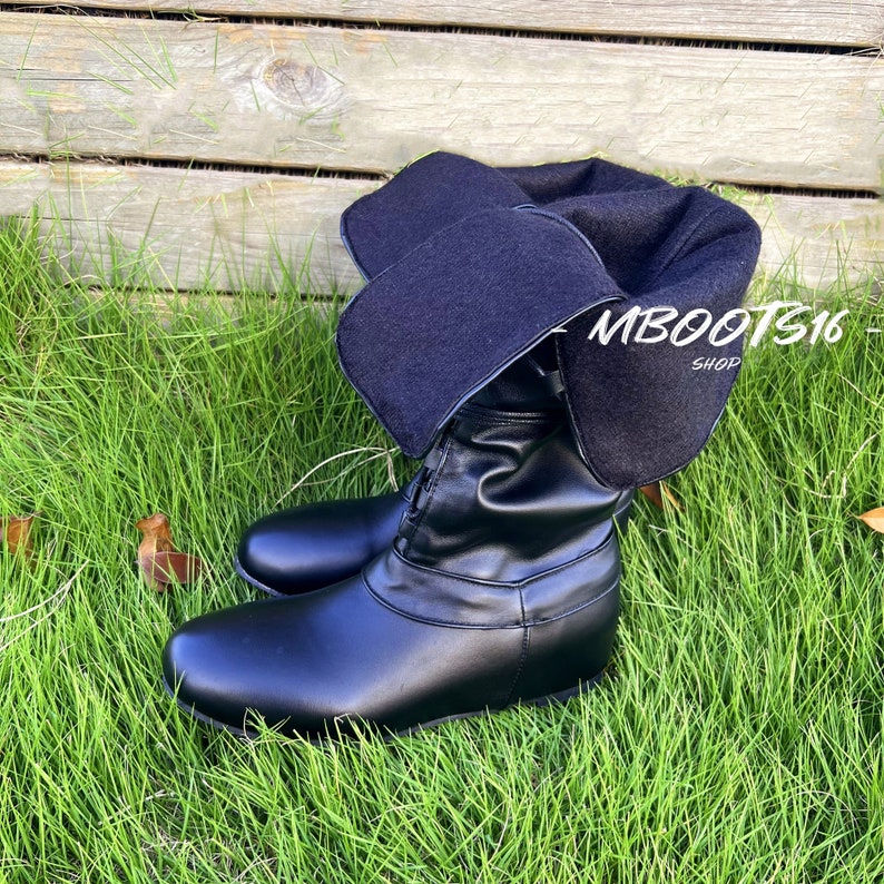 Medieval Renaissance Boots Viking Lace up Boots Renaissance