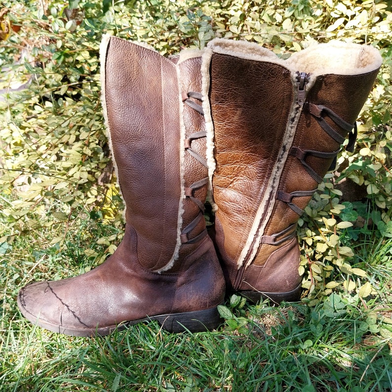 Lavorazione Artigiana Lace up Boots Vintage Leather Boots