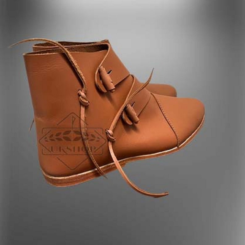 Shoes Early Medieval Half Boots for the Period 1000-1250 AD