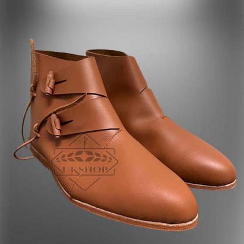 Shoes Early Medieval Half Boots for the Period 1000-1250 AD