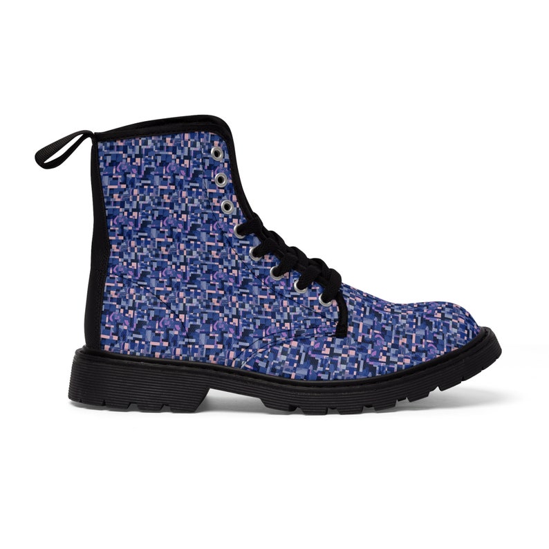 Purple Camouflage Boots