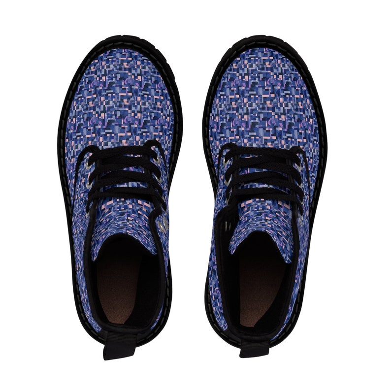 Purple Camouflage Boots