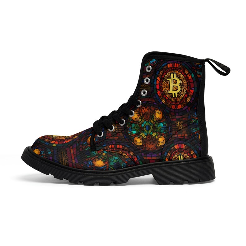 Bitcoin Bankstompers the Cult of Bitcoin Work Boots Dress