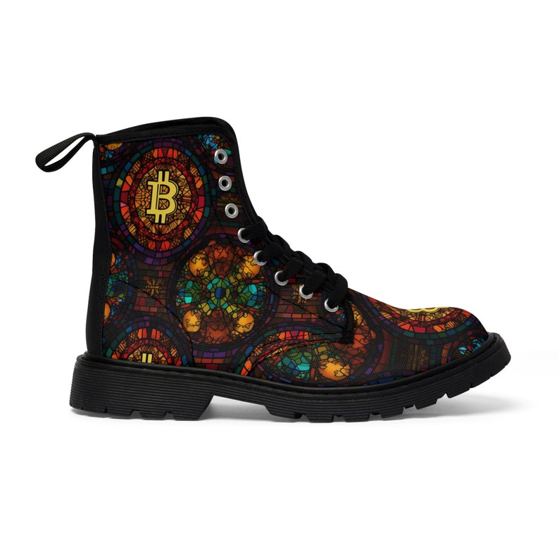 Bitcoin Bankstompers the Cult of Bitcoin Work Boots Dress