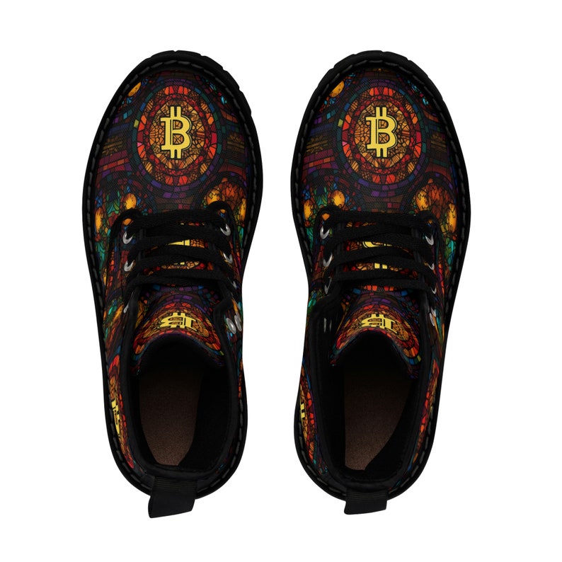 Bitcoin Bankstompers the Cult of Bitcoin Work Boots Dress