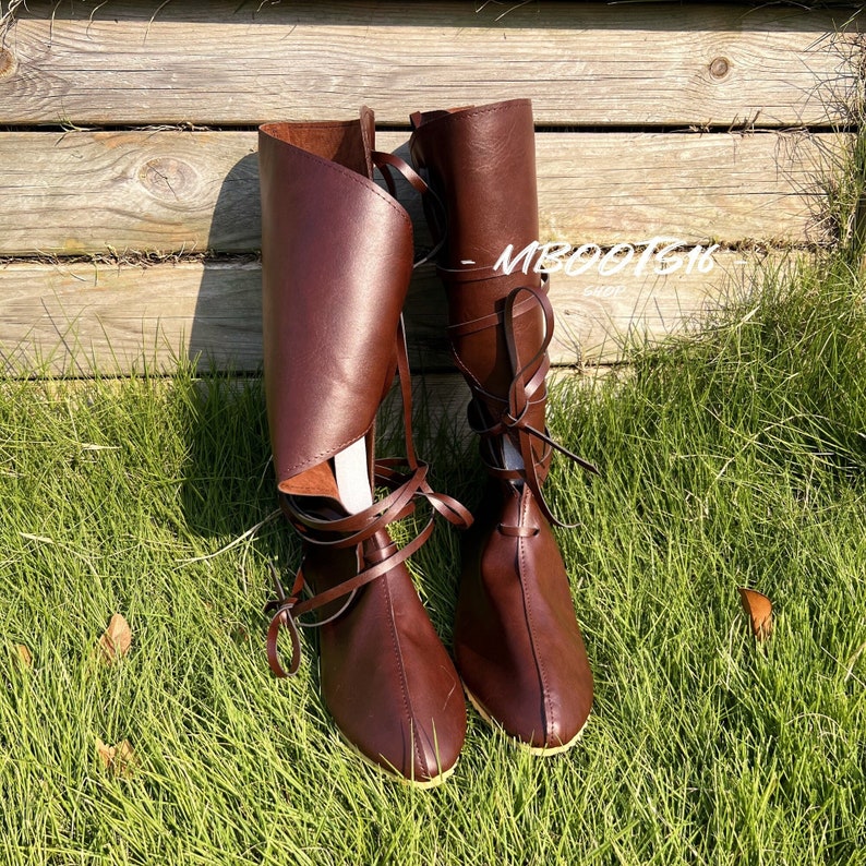 Medieval Renaissance Viking Boots Viking Boots Cosplay