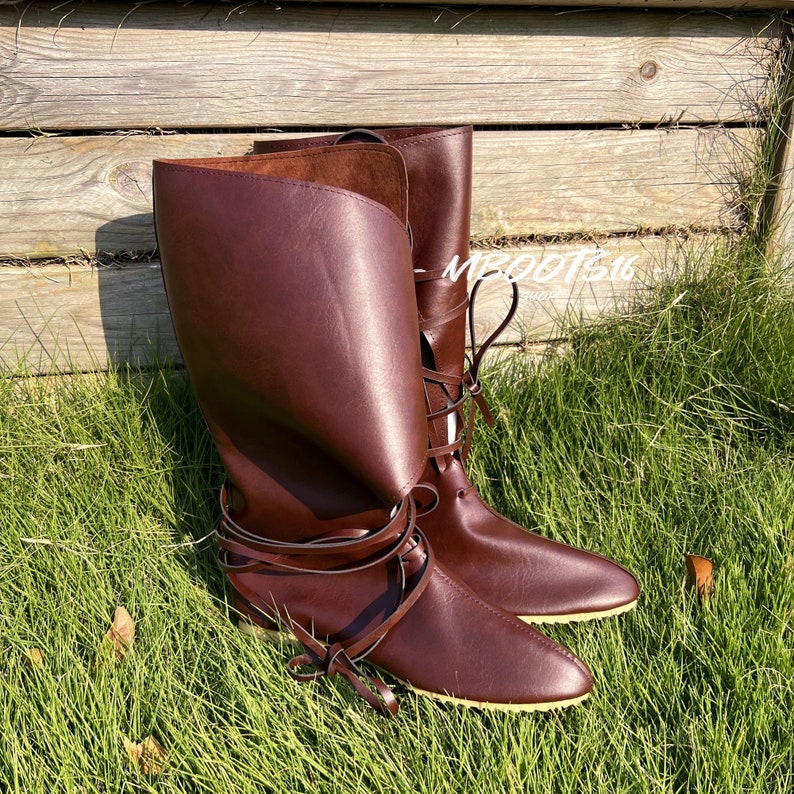 Medieval Renaissance Viking Boots Viking Boots Cosplay