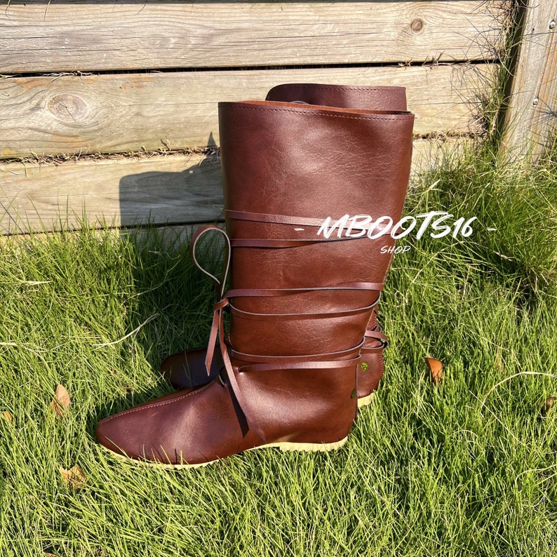 Medieval Renaissance Viking Boots Viking Boots Cosplay