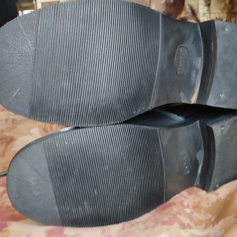 Cowhide Boots for Motorcyclists Italian Police Forces