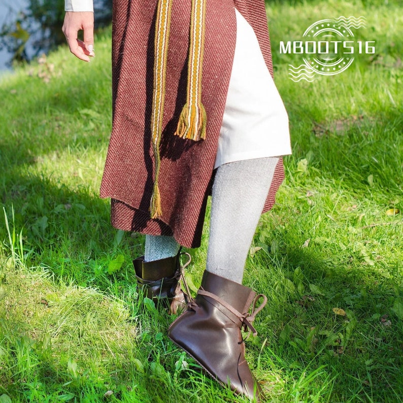 Medieval Renaissance Viking Boots Ren Faire Boots Handmade