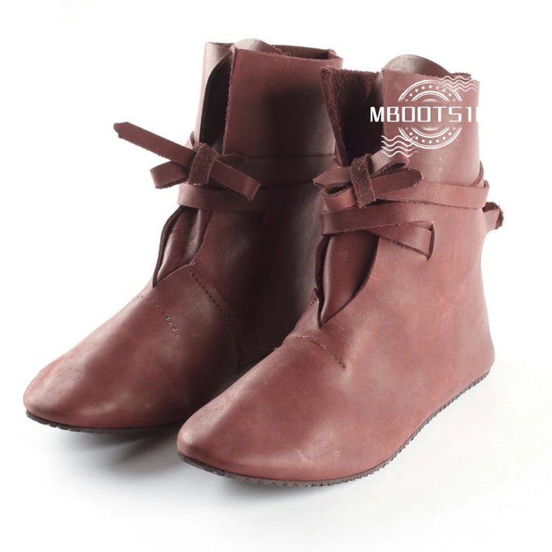 Medieval Renaissance Viking Boots Ren Faire Boots Handmade