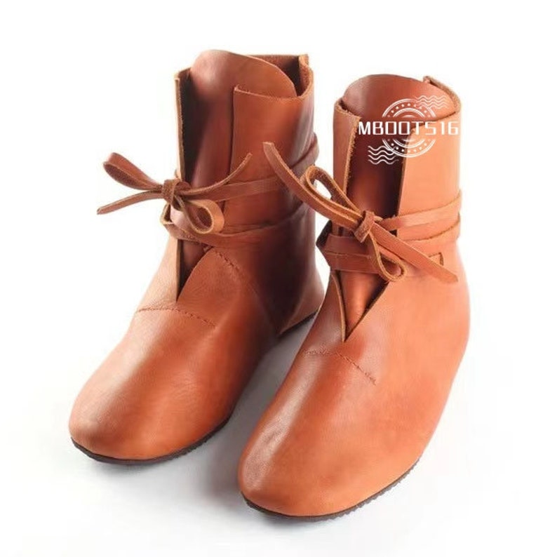 Medieval Renaissance Viking Boots Ren Faire Boots Handmade