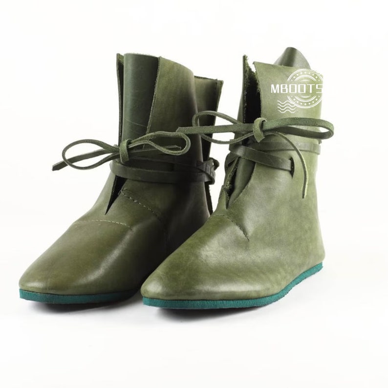 Medieval Renaissance Viking Boots Ren Faire Boots Handmade