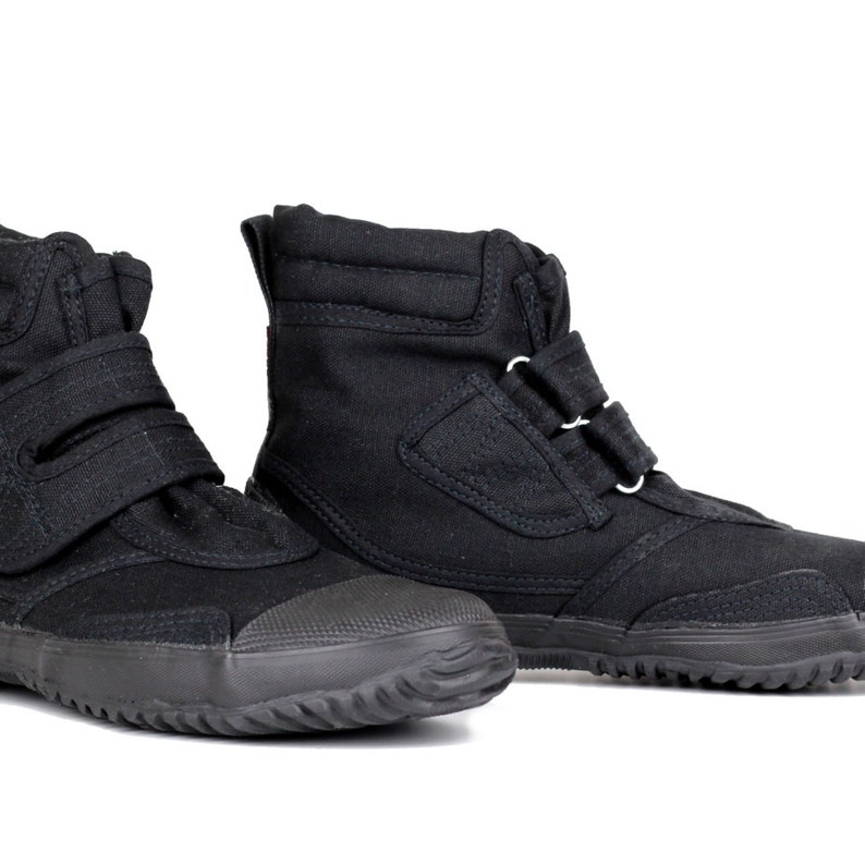 Fugu Ka-ni Cool Japanese Boots VEGAN Black UNISEX