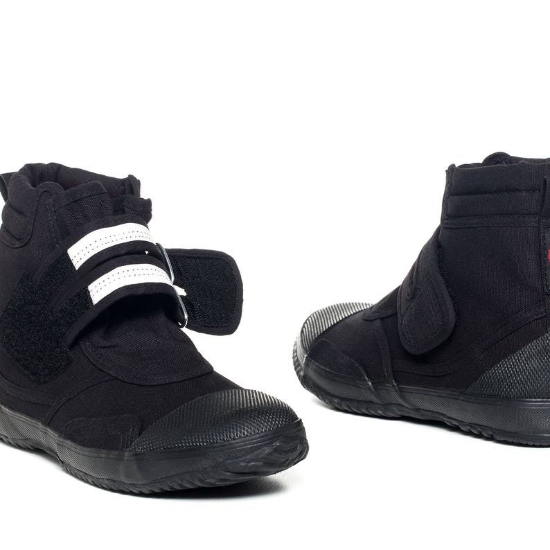 Fugu Ka-ni Cool Japanese Boots VEGAN Black UNISEX