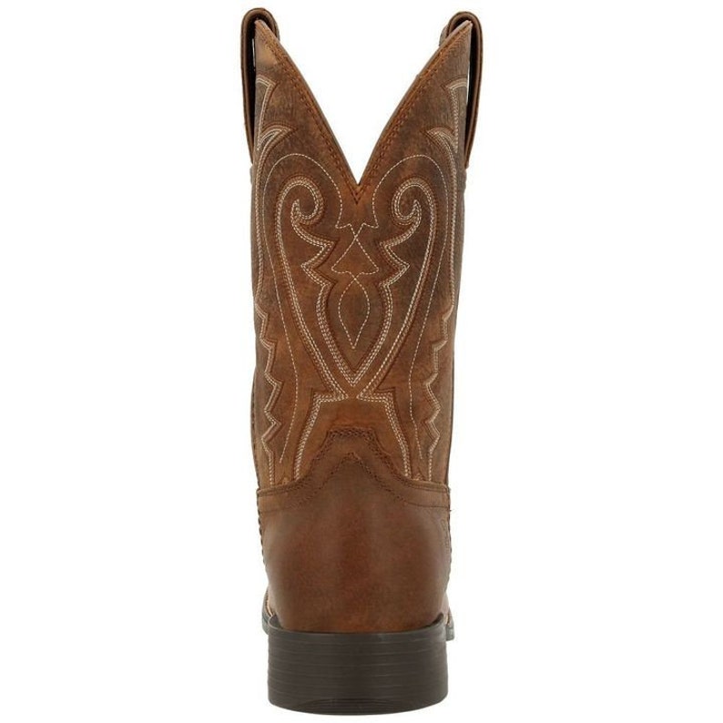 Westward Prairie Brown Square Toe Western Boot for Men