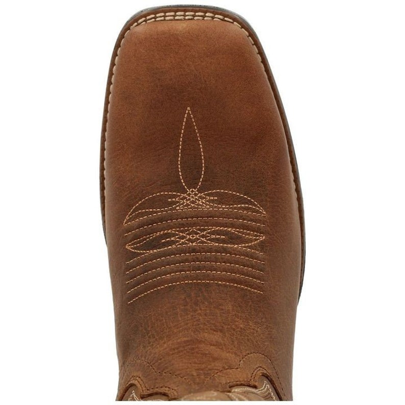 Westward Prairie Brown Square Toe Western Boot for Men